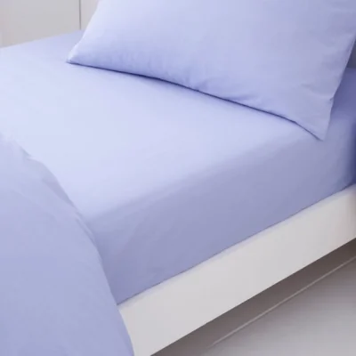 Dunelm Set of 2 Pure Cotton Fitted Bed Sheets