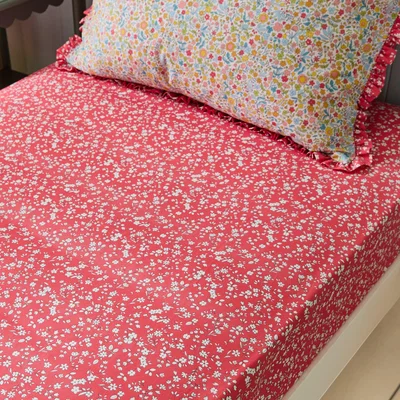 Dunelm Set of 2 Ditsy Frill 144 Thread Count Fitted Sheets