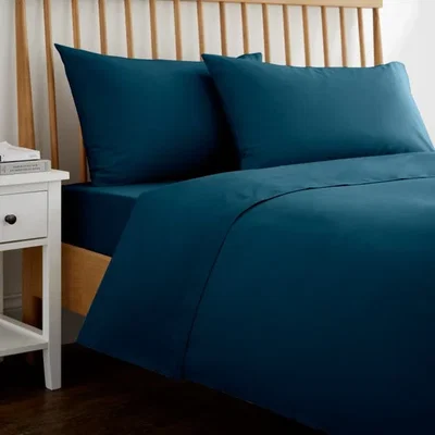 Dunelm Pure Cotton Flat Sheet