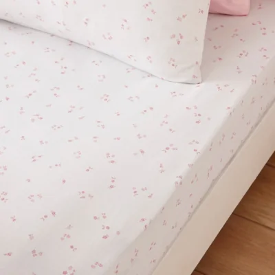 Dunelm Ditsy Daydreams Organic Cotton Fitted Bed Sheet