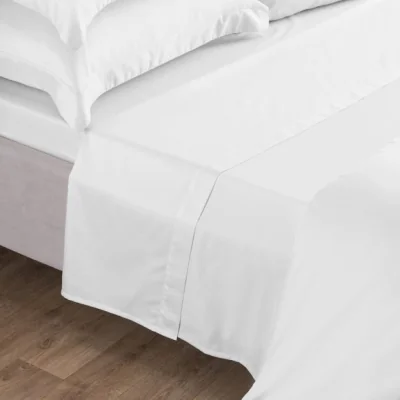 Dunelm Dorma Classic Cotton Sateen Flat Sheet