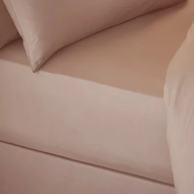 Dunelm 100% Egyptian Cotton 220 Thread Count True Grip® Fitted Sheet