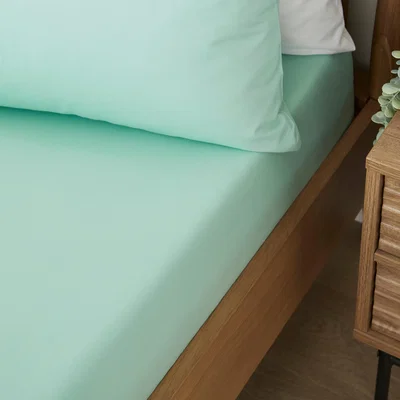 Dunelm Super Soft Plain Polyester Fitted Sheet