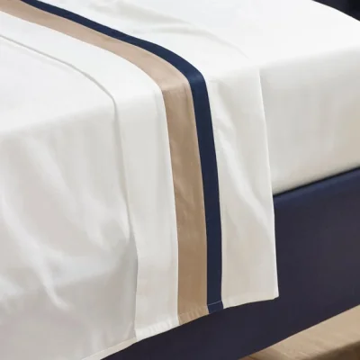 Dunelm Dorma Alderton 100% Cotton Sateen Flat Sheet