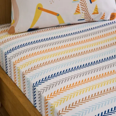 Dunelm Trucks & Diggers Cotton Fitted Bed Sheet