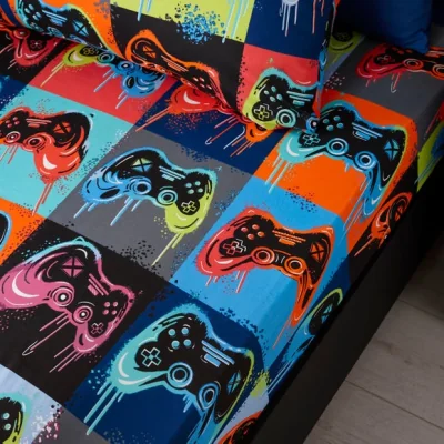 Dunelm Game Mode Fitted Bed Sheet