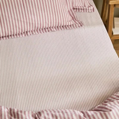 Dunelm Hebden Narrow Stripe 100% Cotton Fitted Sheet