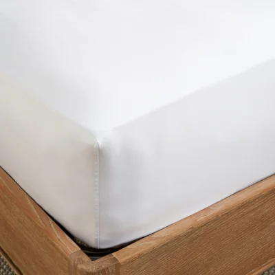Feather & Black Hotel Collection Sateen Fitted Sheet, Super King