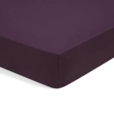 Habitat Habitat Cotton Rich 180 TC Grape Fitted Sheet - Double