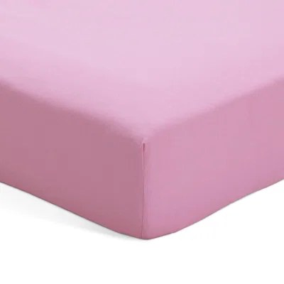 Habitat Habitat Polycotton Pink Fitted Sheet - Toddler