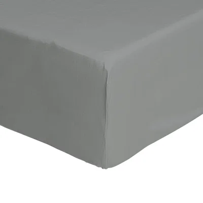 Habitat Habitat Cool Cotton Tencel Dove Grey Fitted Sheet- Single