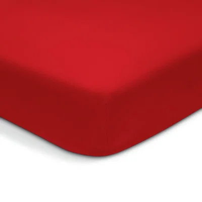 Habitat Habitat Brushed Cotton Red Fitted Sheet - Double