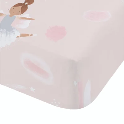 Habitat Catherine Lansfield Dancing Fairies Fitted Sheet - Toddler