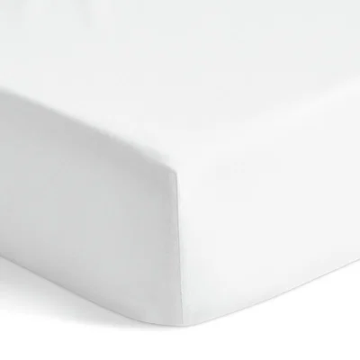 Habitat Habitat Polycotton Extra Deep White Fitted Sheet - King size