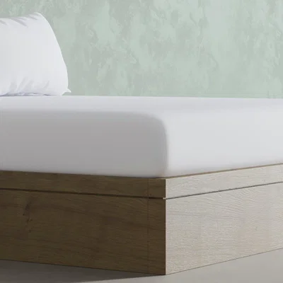 Habitat Panda London Bamboo 320 TC White Fitted Sheet - Single