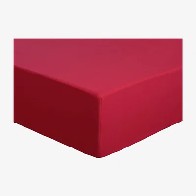 Habitat Habitat Easycare Plain Red Fitted Sheet - Kingsize