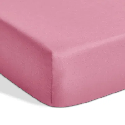 Habitat Habitat Extra Deep Plain Pink Fitted Sheet - Double