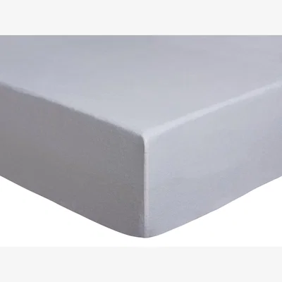 Habitat Habitat Cotton Brushed White Fitted Sheet - Double