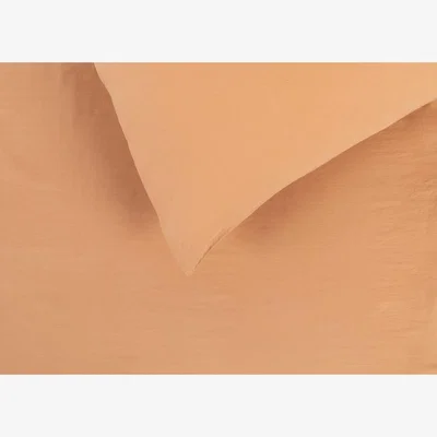 Heal's Heal's Organic Cotton Sateen Peach Fitted Sheet King
