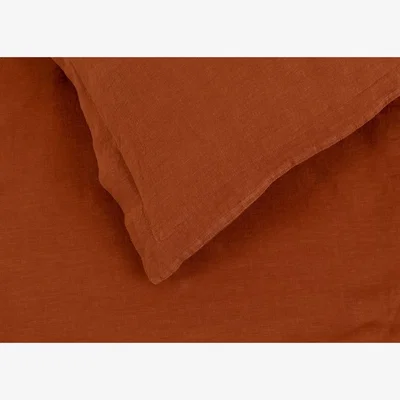 Heal's Heal's Washed Linen Cinnamon Fitted Sheet Double