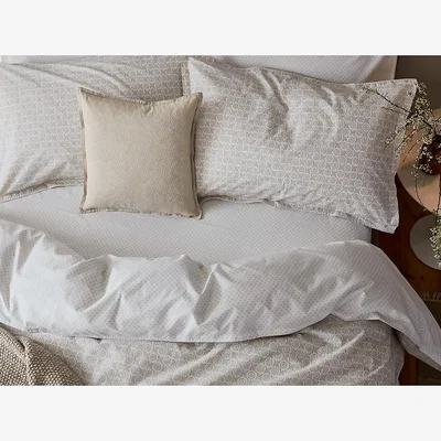 Homebase Thea Fitted Sheet Single Bed Linen