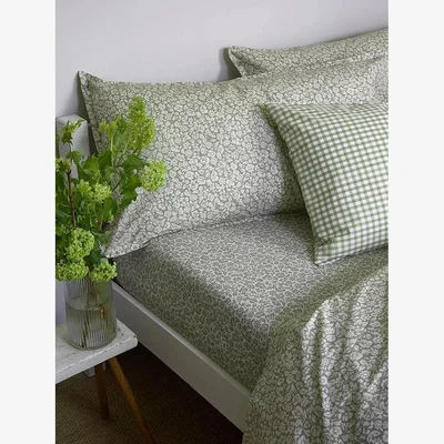 John Lewis Piglet in Bed Meadow Floral Cotton Fitted Sheet