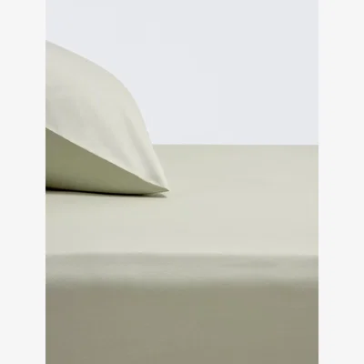 John Lewis John Lewis Crisp & Fresh Egyptian Cotton Percale 200 Thread Count Deep Fitted Sheet