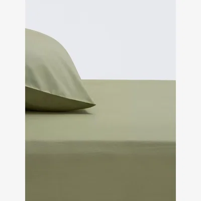 John Lewis John Lewis Crisp & Fresh Egyptian Cotton Percale 200 Thread Count Deep Fitted Sheet