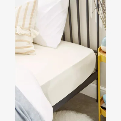 John Lewis John Lewis ANYDAY Basics Polycotton Fitted Sheet