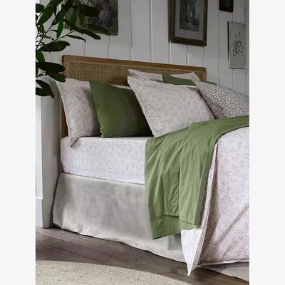 John Lewis Piglet in Bed Spring Sprig Cotton Fitted Sheet