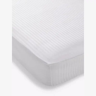 John Lewis John Lewis Soft and Silky Satin Stripe 400 Thread Count Egyptian Cotton Fitted Sheets