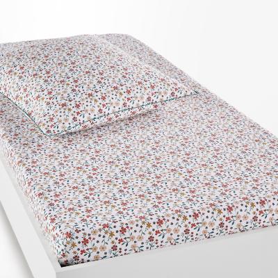 La Redoute Jane Floral 100% Cotton Fitted Sheet