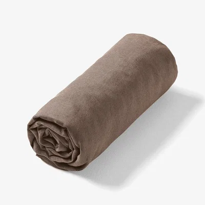 La Redoute Elina Washed Linen Fitted Sheet