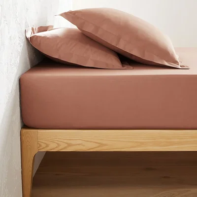 La Redoute Scenario 25cm Cotton Fitted Sheet