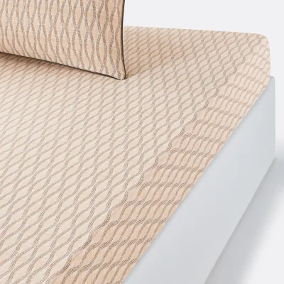 La Redoute Sonora 30cm Cotton Percale Fitted Sheet