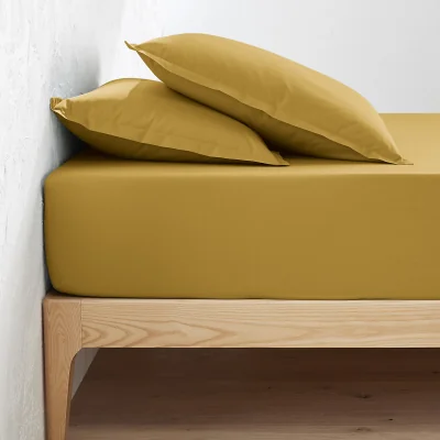 La Redoute Scenario 30cm High 100% Cotton Percale Fitted Sheet
