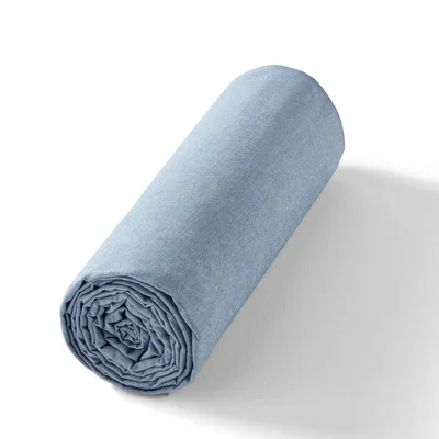 La Redoute Acoledor 100% Organic Cotton Percale 200 Thread Count Fitted Sheet