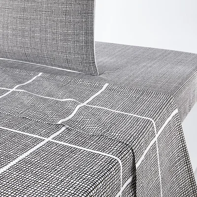 La Redoute Jinties Check 100% Cotton Flat Sheet