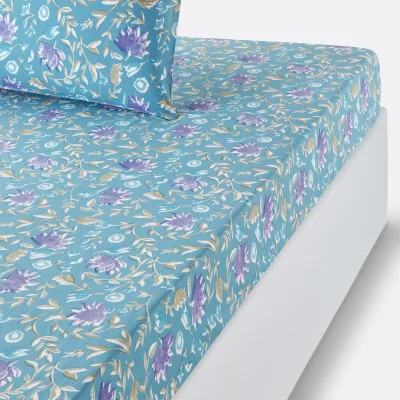 La Redoute Betsy 30cm Washed Cotton Fitted Sheet