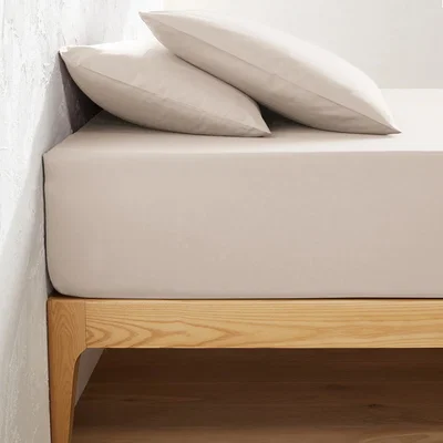 La Redoute Scenario 32cm High Plain Polycotton Fitted Sheet