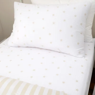 La Redoute Mini Star & Stripes Cotton Fitted Sheet