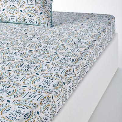 La Redoute Keyiah Floral 100% Cotton Fitted Sheet