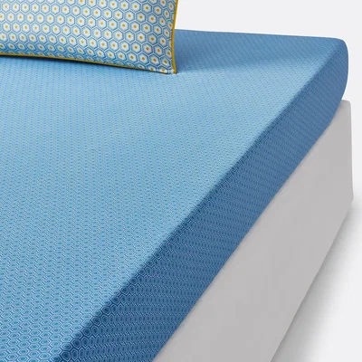 La Redoute Pop Mozaic Cotton Fitted Sheet