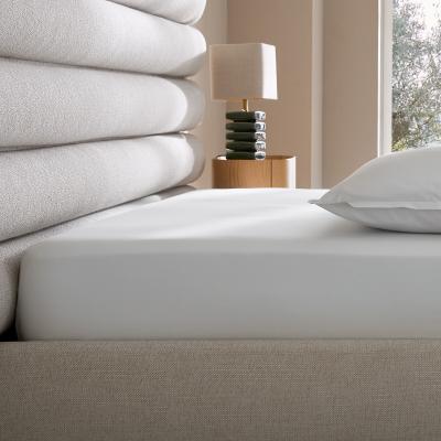 La Redoute Veneto Cotton Percale Fitted Sheet, 30cm Flap
