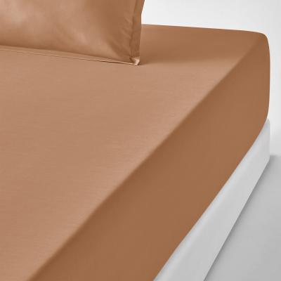 La Redoute Scenario 35cm High 100% Cotton Percale 200 Thread Count Fitted Sheet
