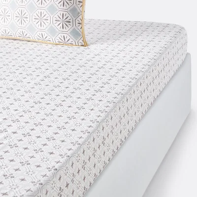 La Redoute Salernes Cotton Fitted Sheet
