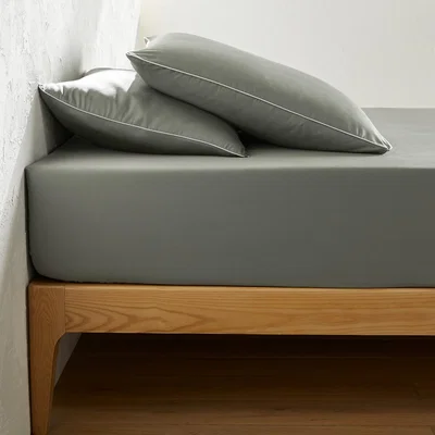 La Redoute Bérénice Cotton Satin 30cm 300 Thread Count Fitted Sheet