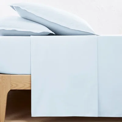 La Redoute Scenario Plain Cotton Percale Flat Sheet