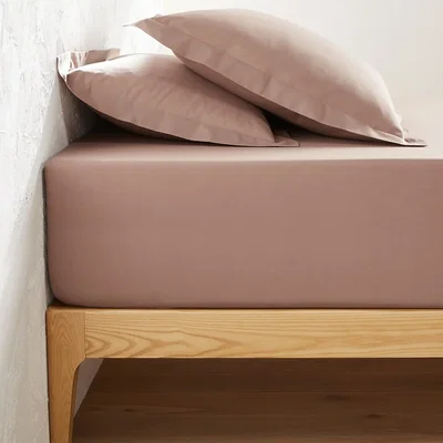 La Redoute Scenario 32cm High Plain Polycotton Fitted Sheet