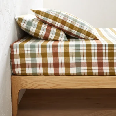 La Redoute Molgan 30cm High Brushed Cotton Fitted Sheet